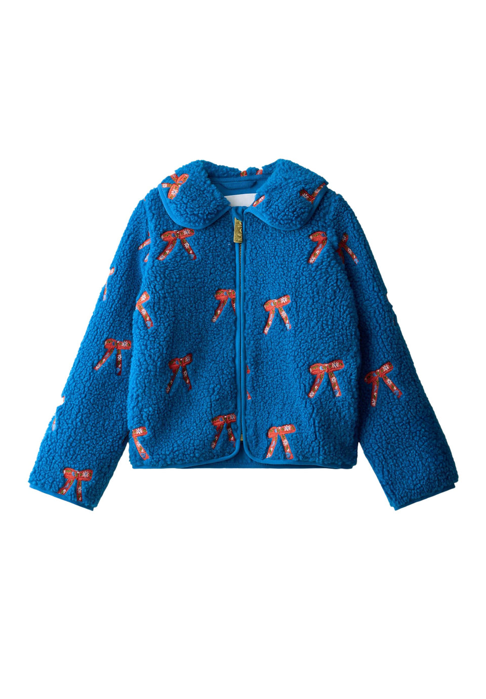 Molo Unna Teddy Bows Fleece Jacket