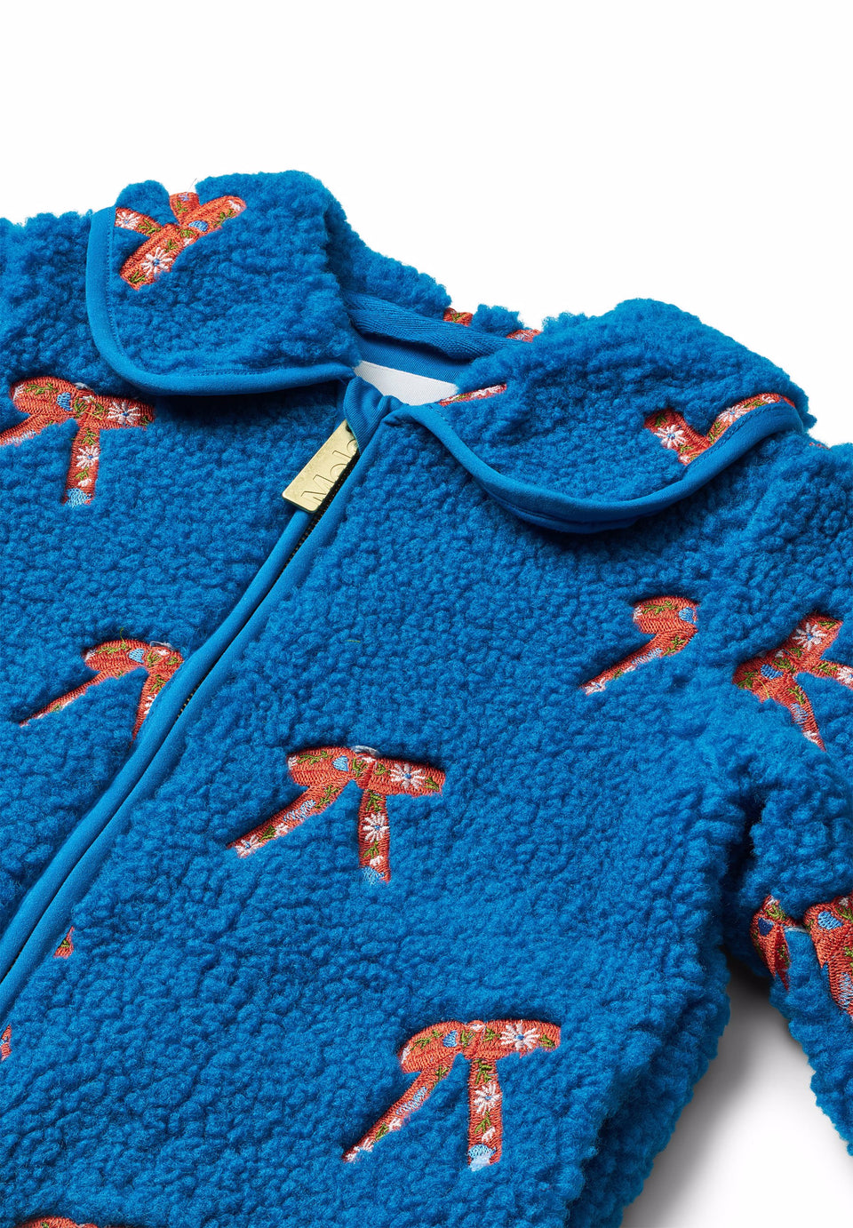 Molo Unna Teddy Bows Fleece Jacket
