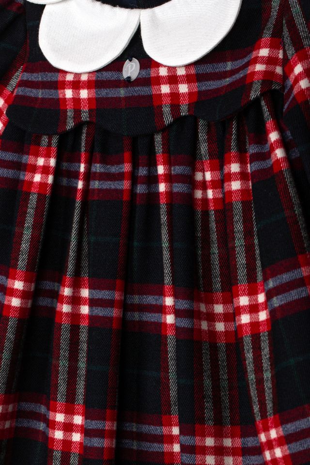 Patachou Balmoral Red Tartan Baby Dress