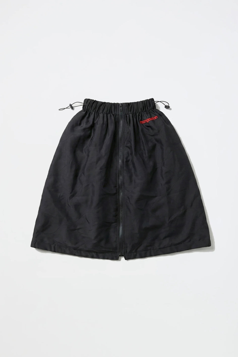 Maison Mangostan Nylon Quilted Black Skirt