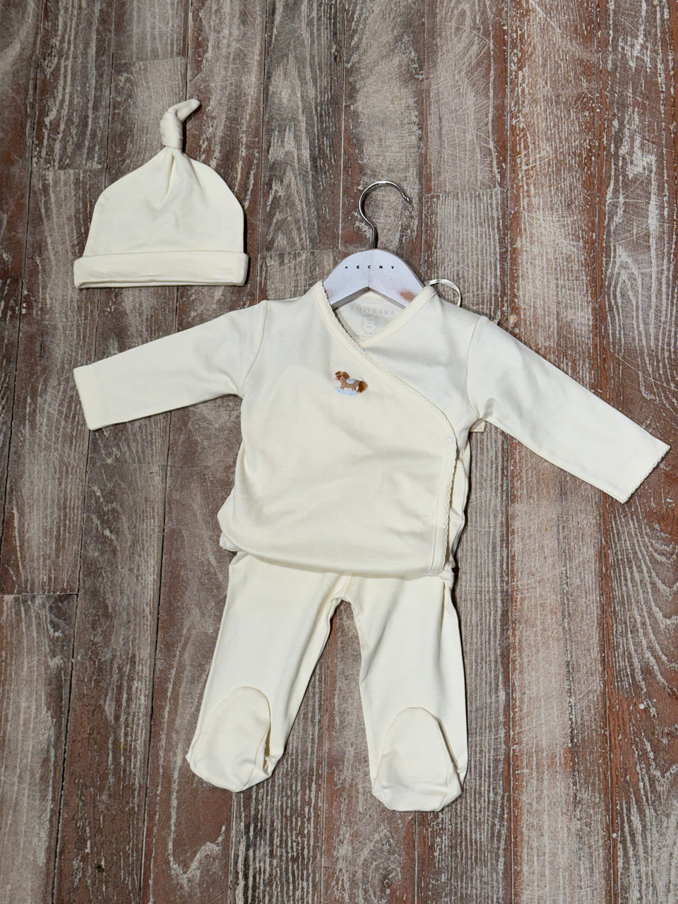 Wild Wawa Pearl Rocking Horse Embroidered 3pc Set