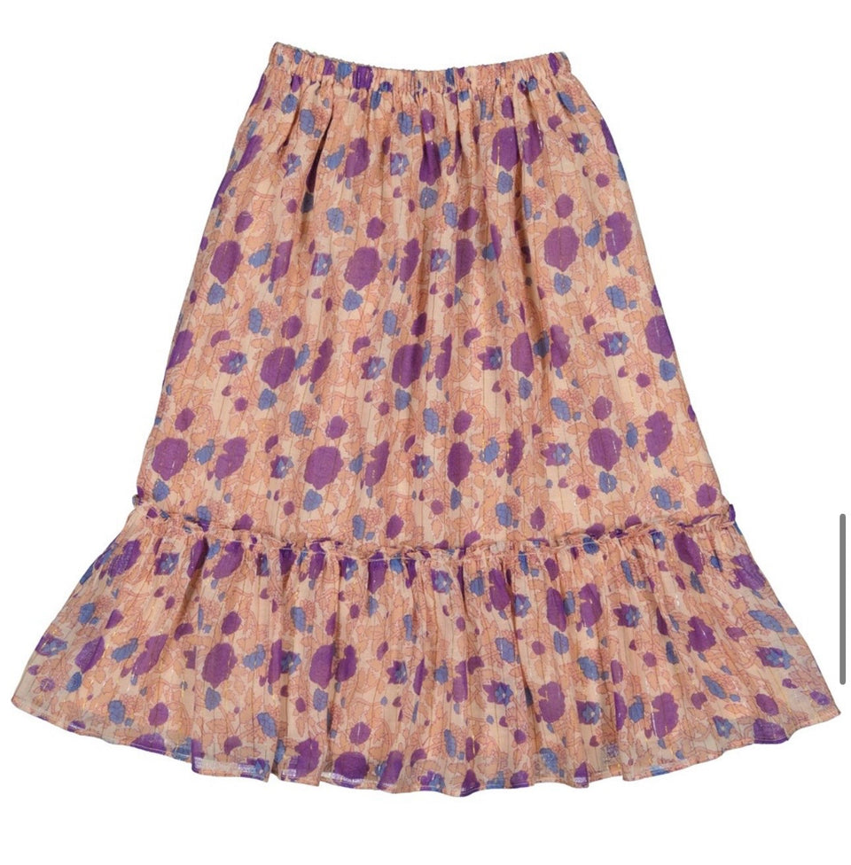 Louis Louise Pink Stripe Lurex Indian Rachel Skirt