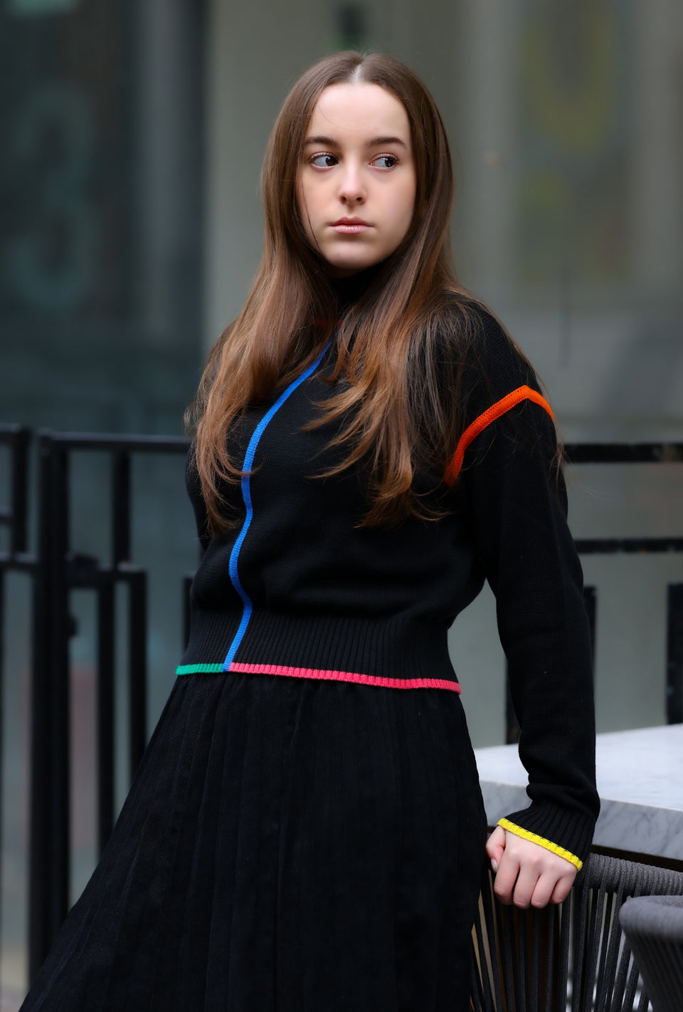 Pose Black June Sweater