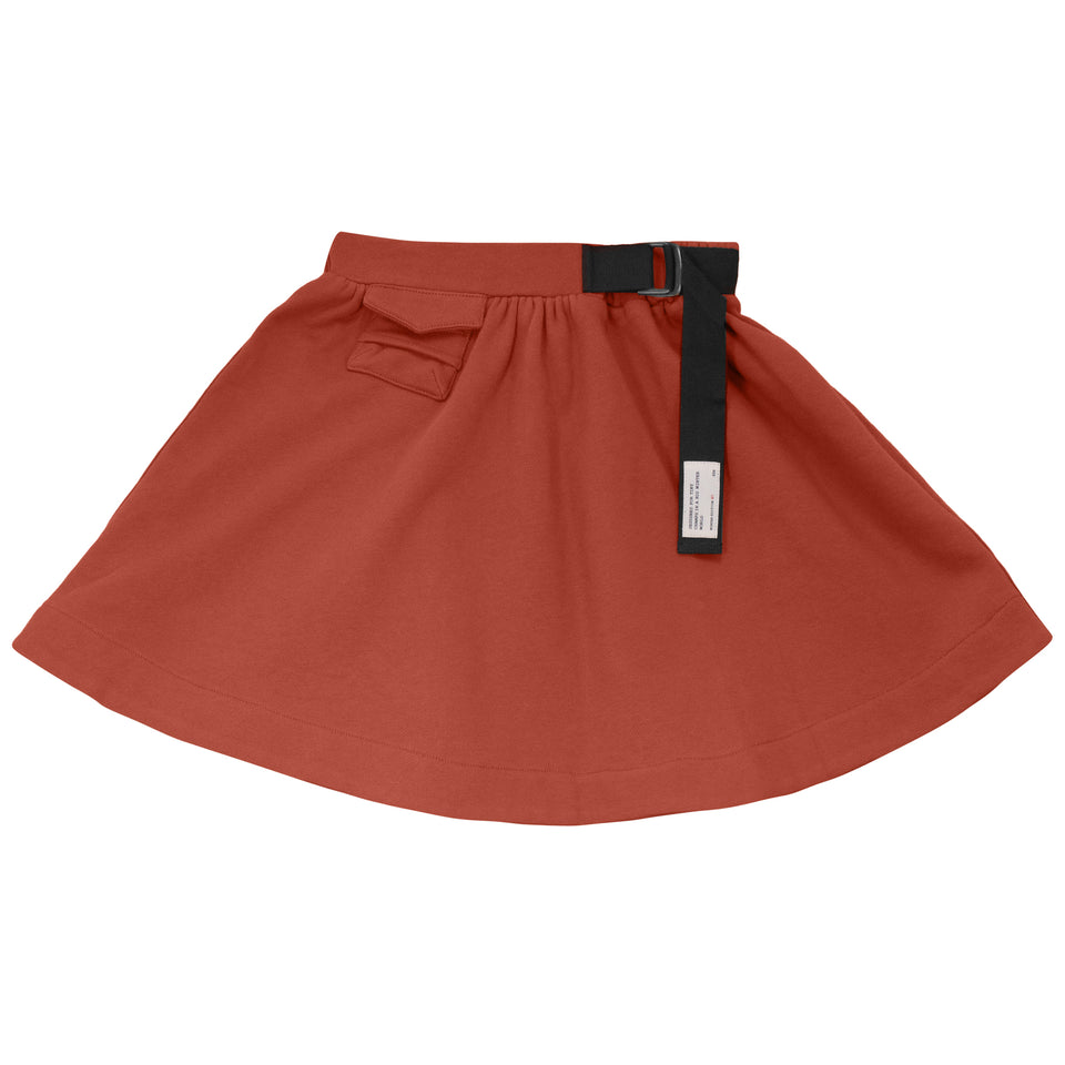Calla Lili Rust Sweat Skirt