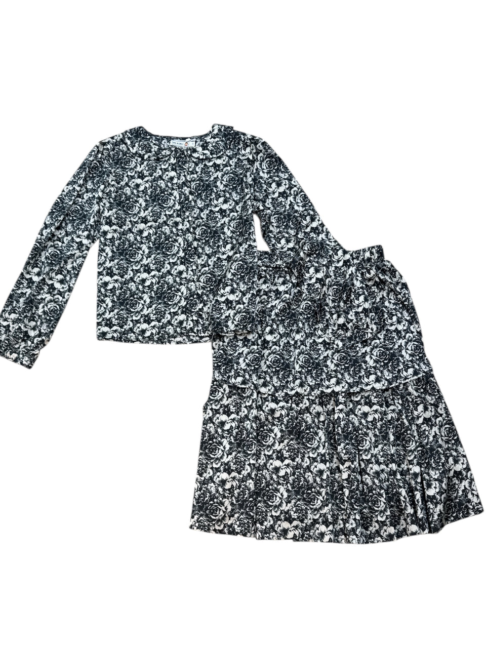 Oh Girl Black Floral Set