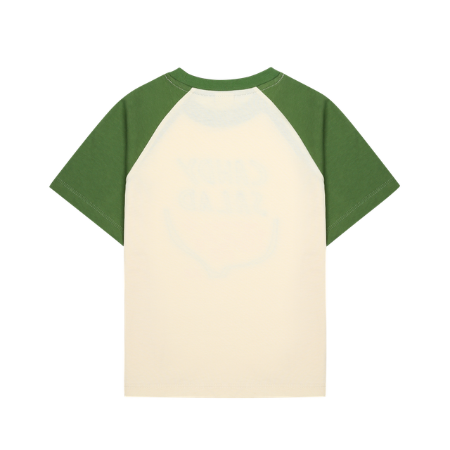 Jelly Mallow Olive Candy Salad Applique T-shirt SIZE DOWN
