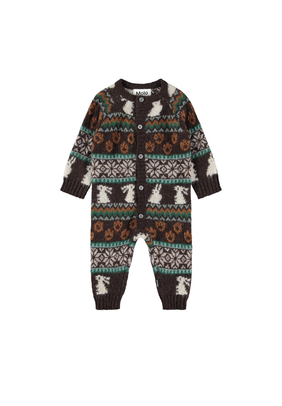 Molo Frej Mini fair Isle Romper