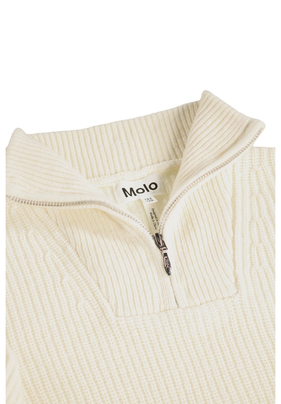Molo Gretta Pearled Ivory Sweater