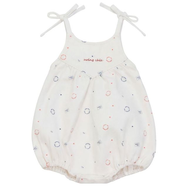 Calla Lili White Golf Romper