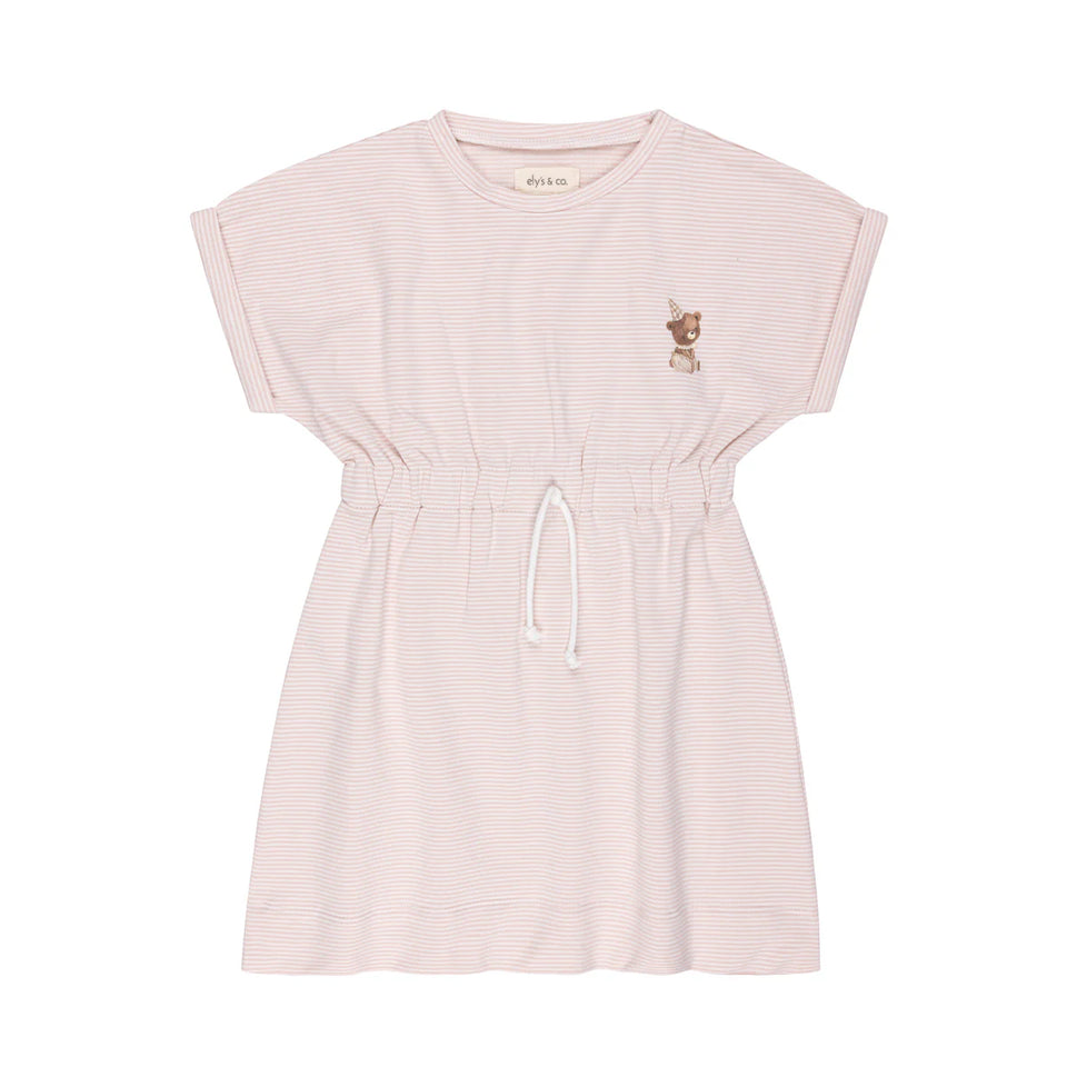 Ely’s & Co. Pink Organic Bear Drees