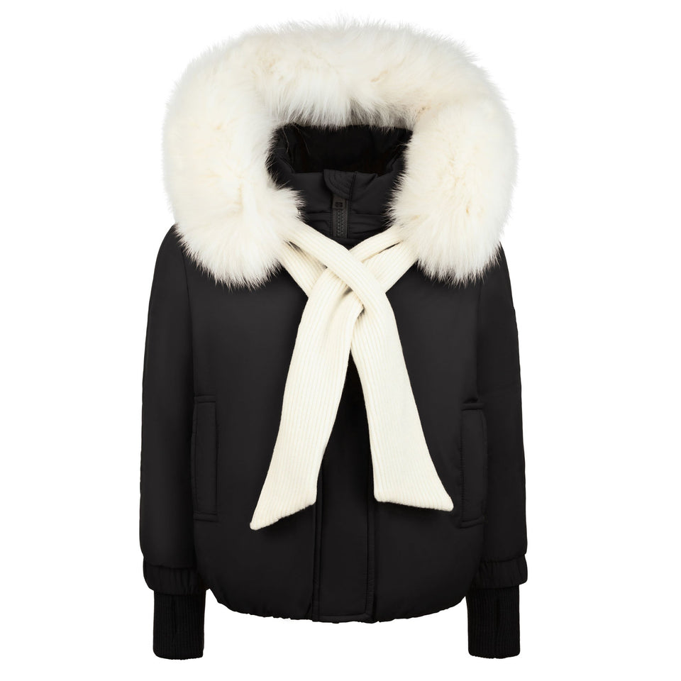 Pramie Girls Black/Ivory Shawl Jacket