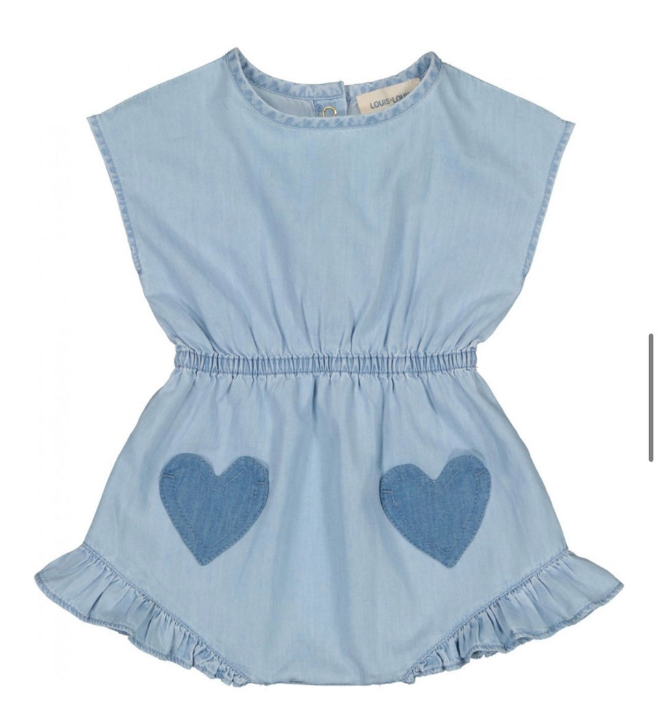 Louis Louise Denim Leya Romper