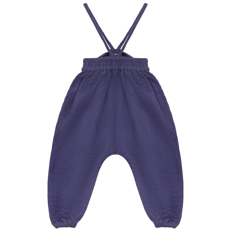 Calla Lili Purple Corduroy Romper