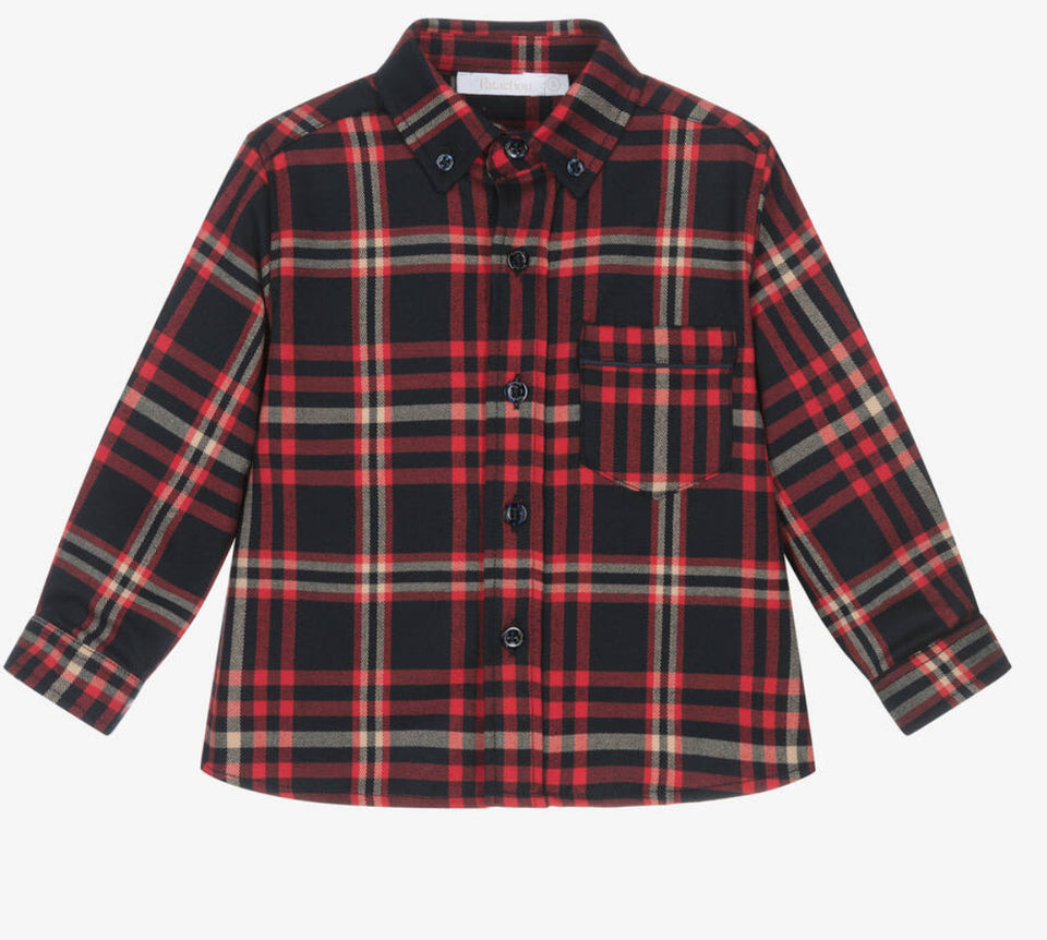 Patachou Scottish Tartan  Shirt