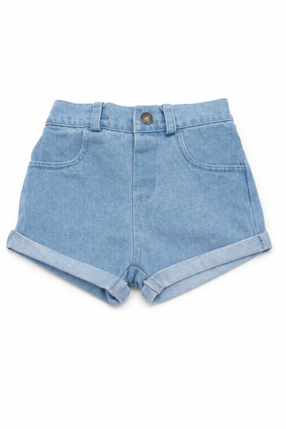 Please Mom Blue Denim Shorts