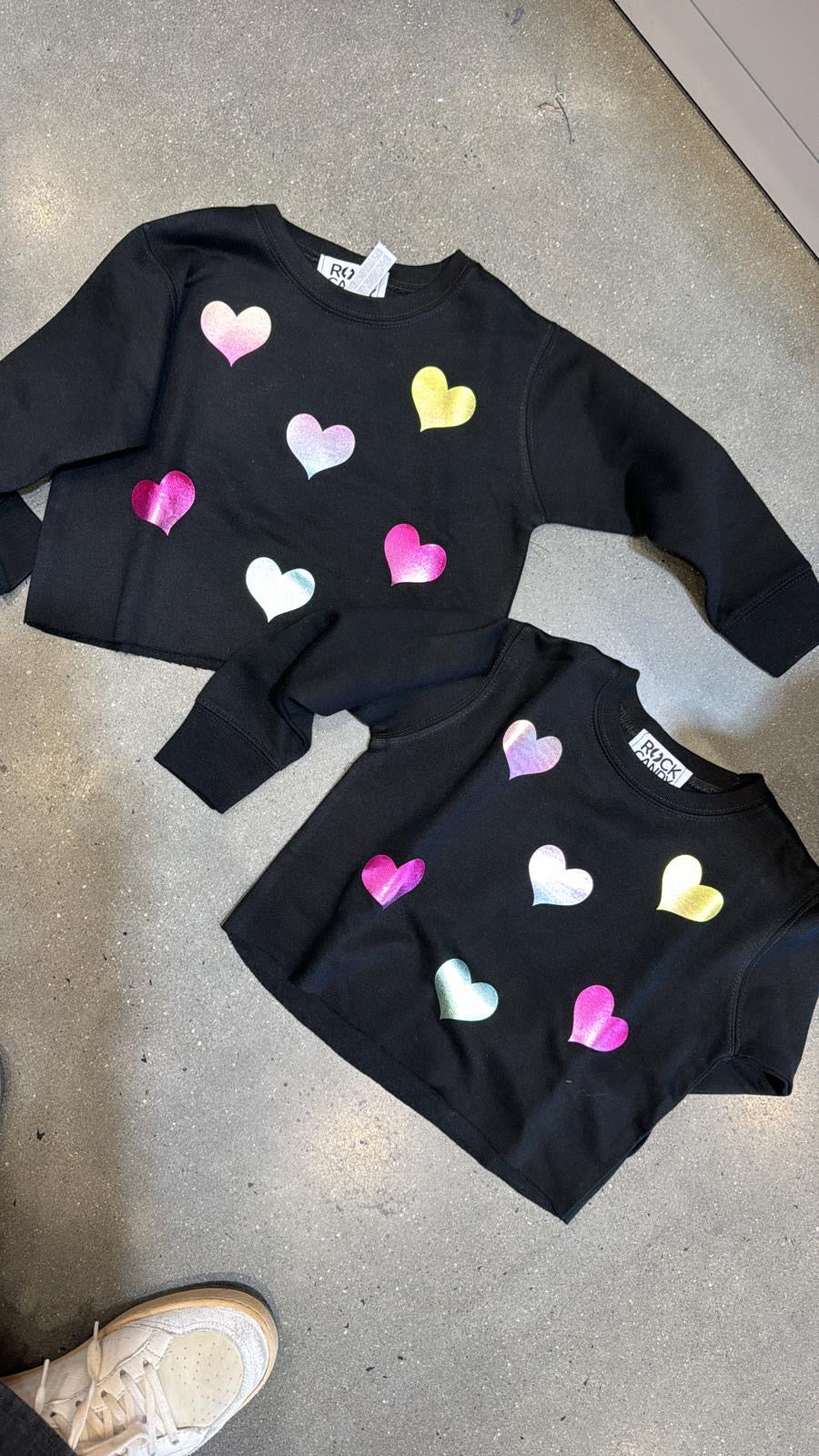 Rock Candy Hearts Sweat Top