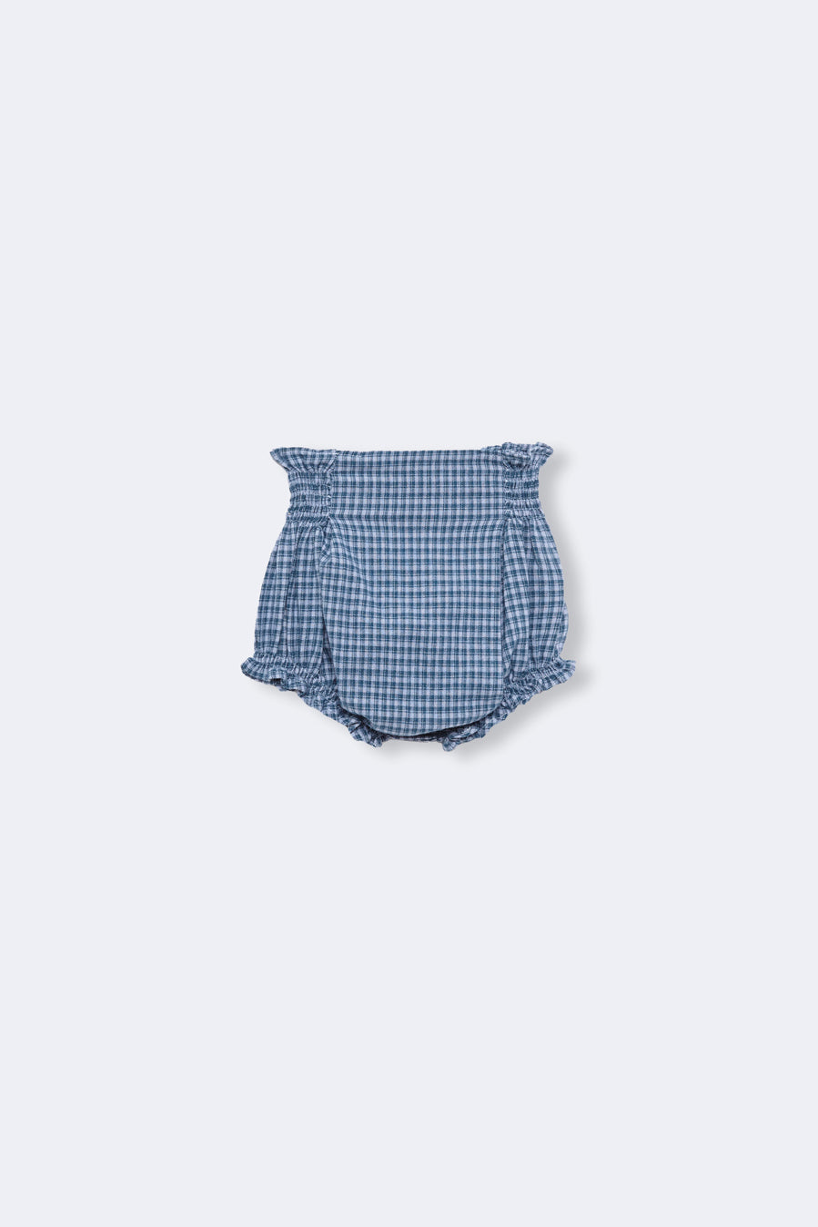 Birinit Indigo Gingham Girls Baby Set
