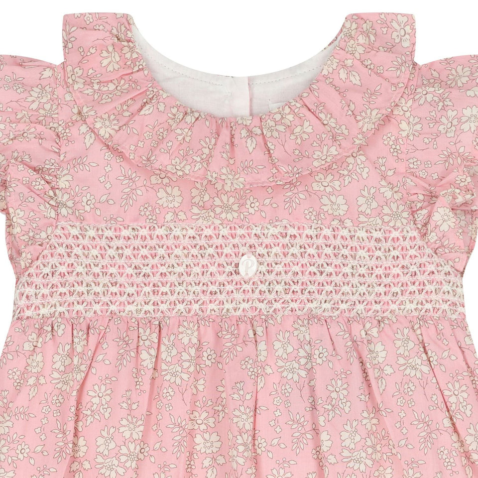 Patachou Z0144 Pink Floral Romper