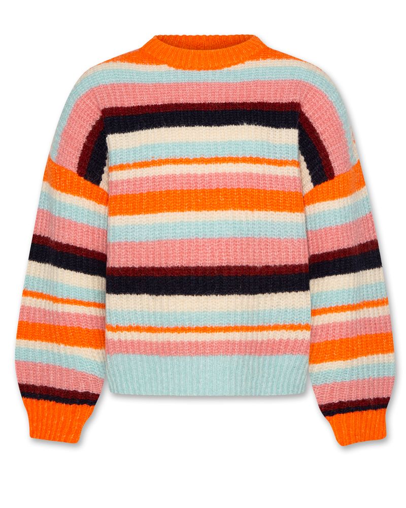AO76 Multicolor Wanda Striped Sweater-Runs Oversized Size Down