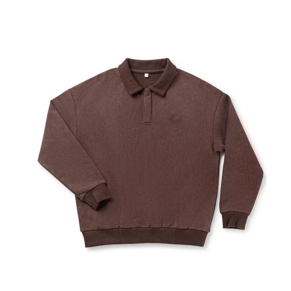 Birnham on the Sea Brown Wash Boy Sweatshirt Polo