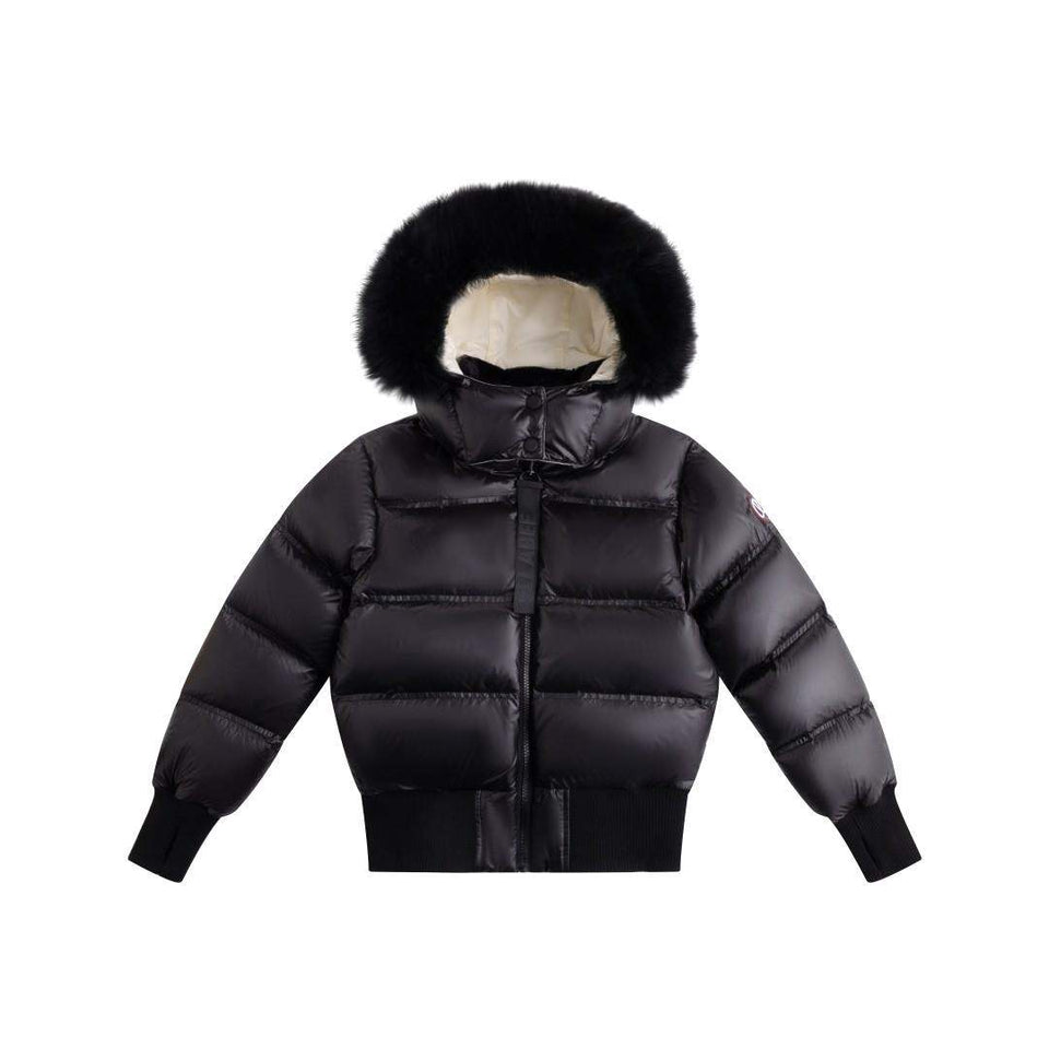 Ellabee Celine Black/White Lining Bomber Coat