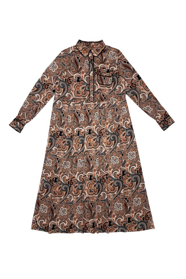 Zaikamoya Carmen Paisley Dress