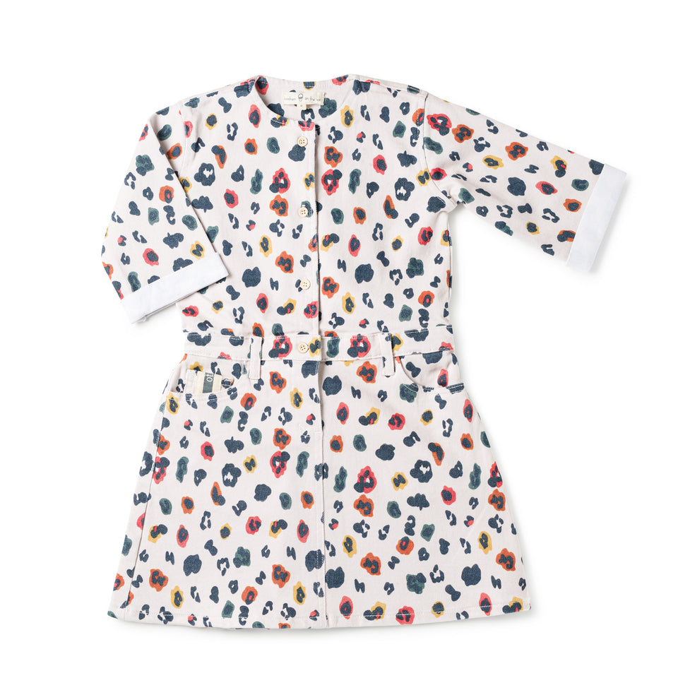 Birnham On The Sea Cargo Leopard Rainbow Dress
