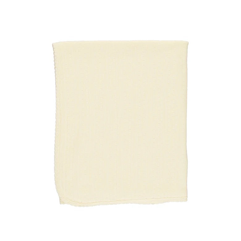 Bebe Organic Pointelle Blanket in Natural