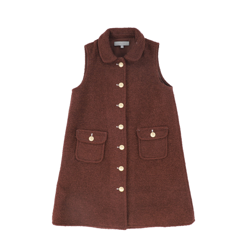 Bace Boucle Wool Button Down Dress