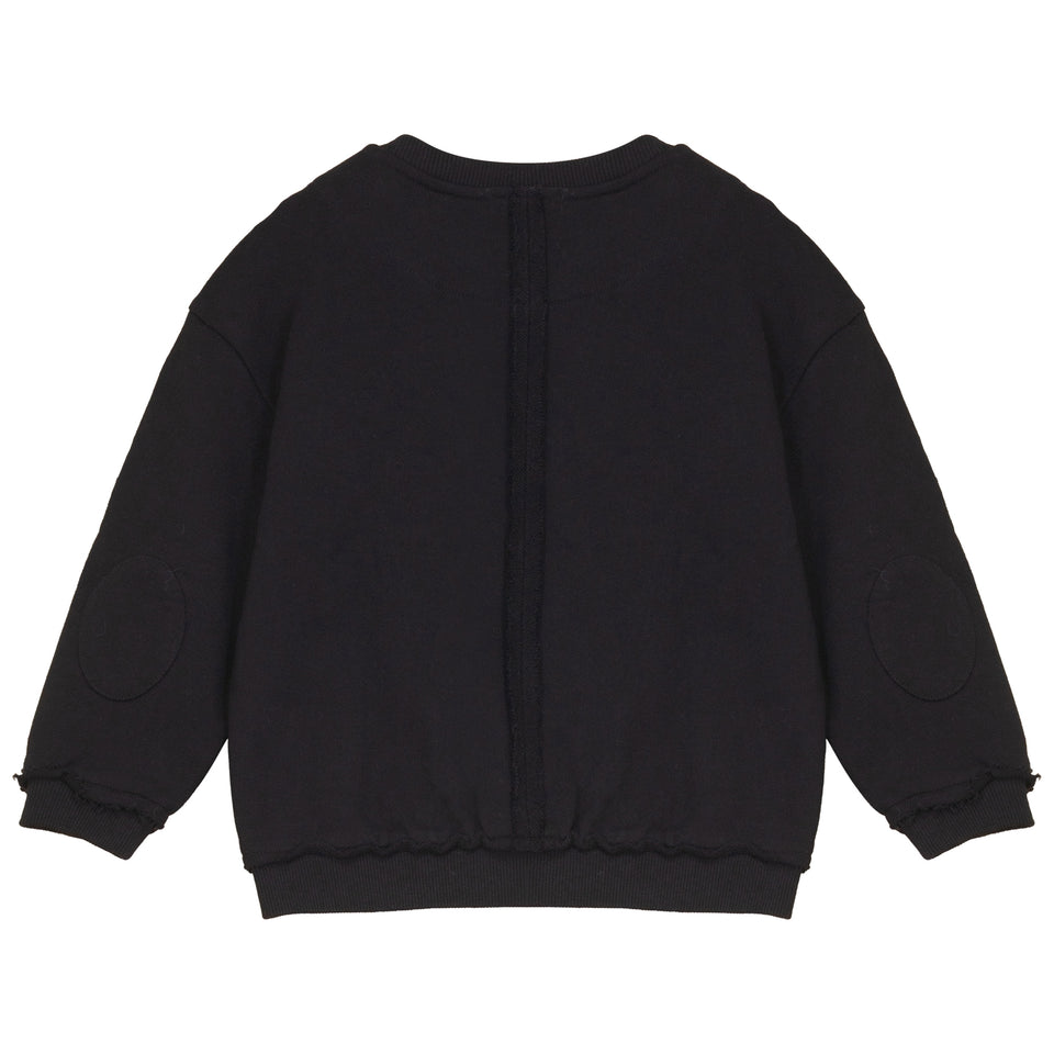 Calla Lili Black Boy Stamp Sweatshirt