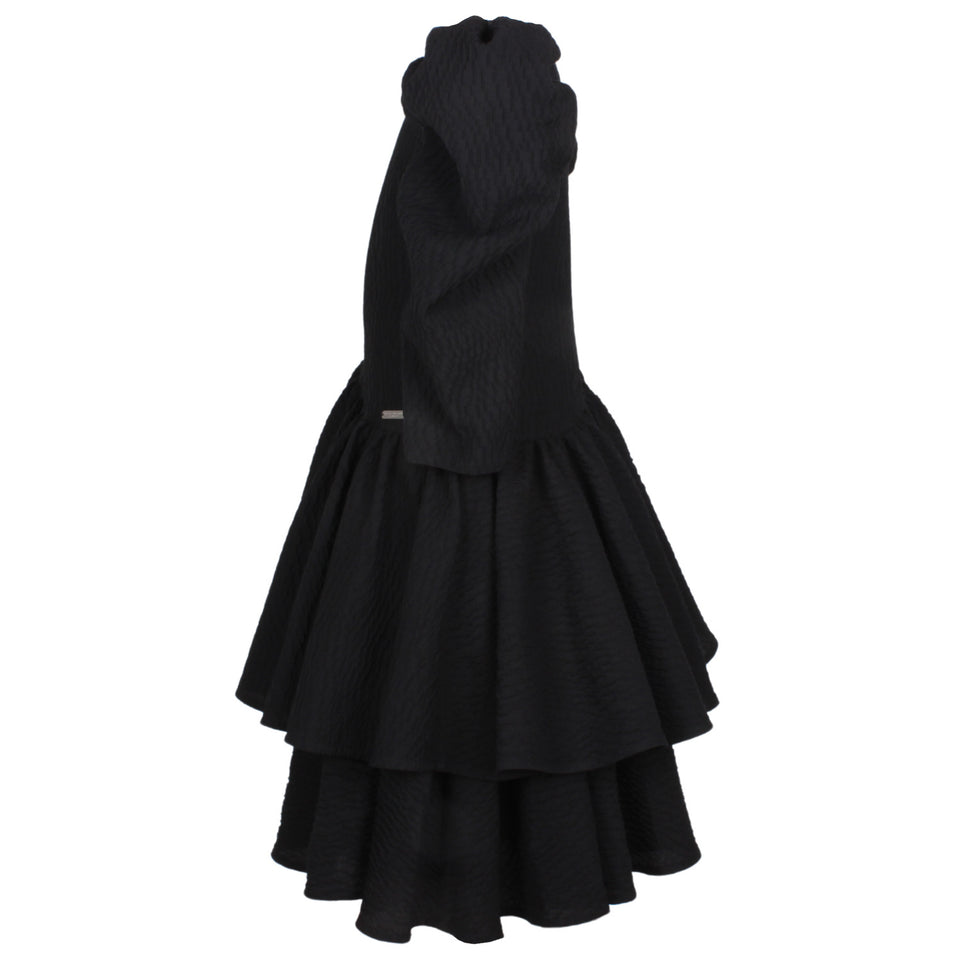 Jessie & James Black Texture Little Madame Dress
