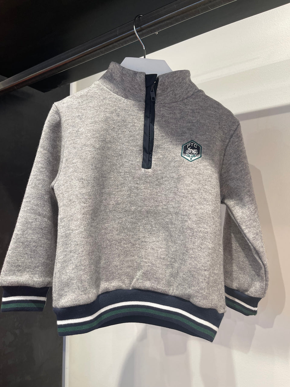 Patachou Melange Grey Boy Sweater