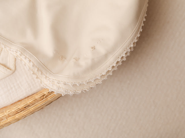 Wild Wawa Pearl Blanket w/ Crochet Trim