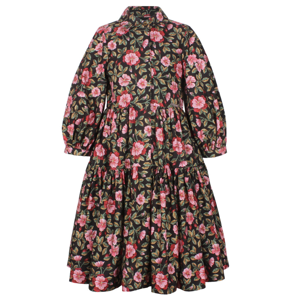 Jessie & James Red Liberty Flower Mila Dress