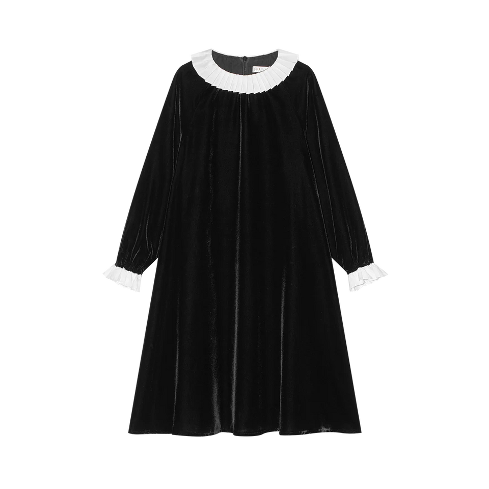 Coco Blanc Black Velvet Dress