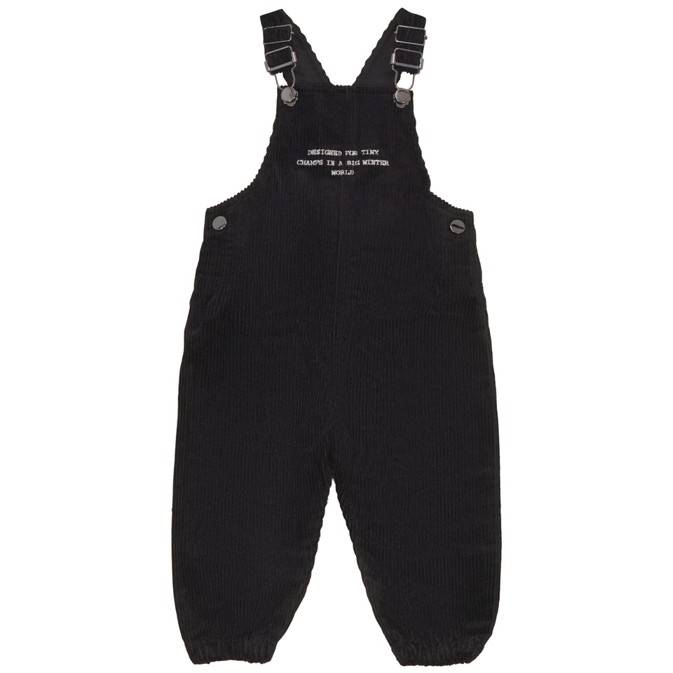 Calla Lili Black Corduroy Overall