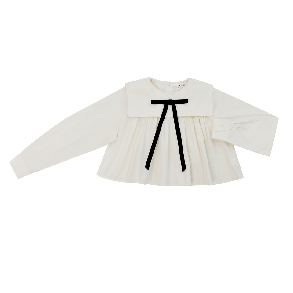 Little Parni Ivory Teen Evening Shirt