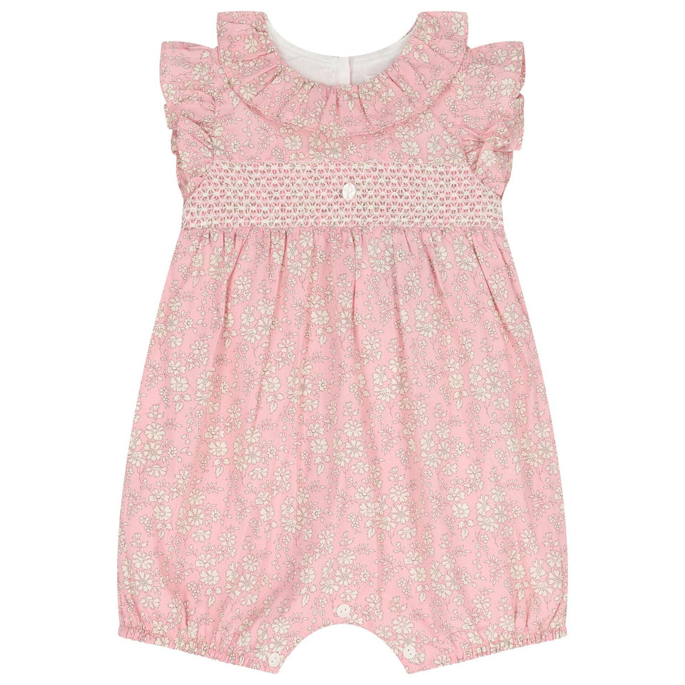 Patachou Z0144 Pink Floral Romper