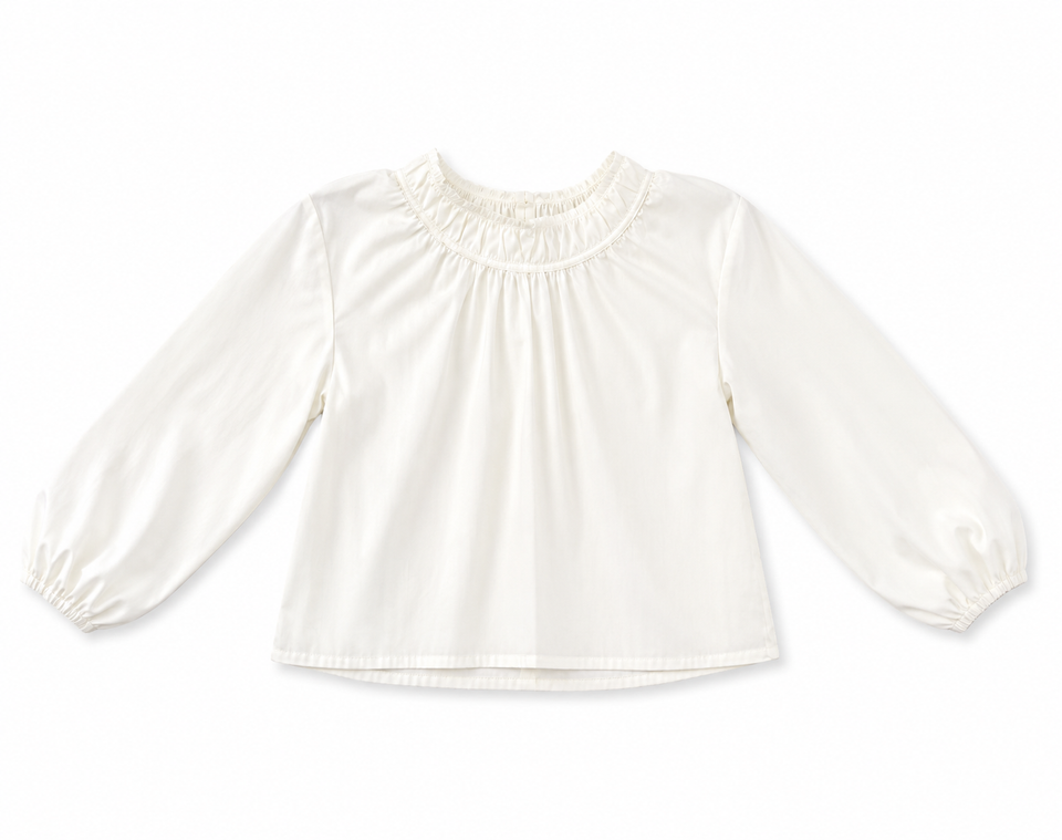 Be For All White Scolapasta Blouse