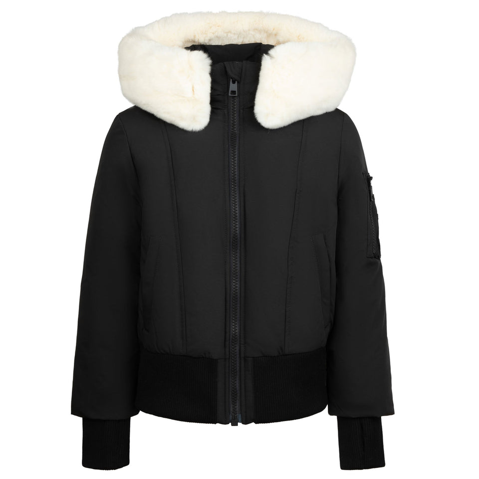 Pramie Girls Ivory Rabbit Jacket
