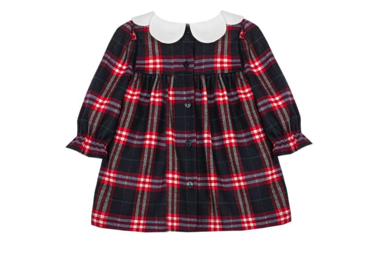 Patachou Balmoral Red Tartan Baby Dress