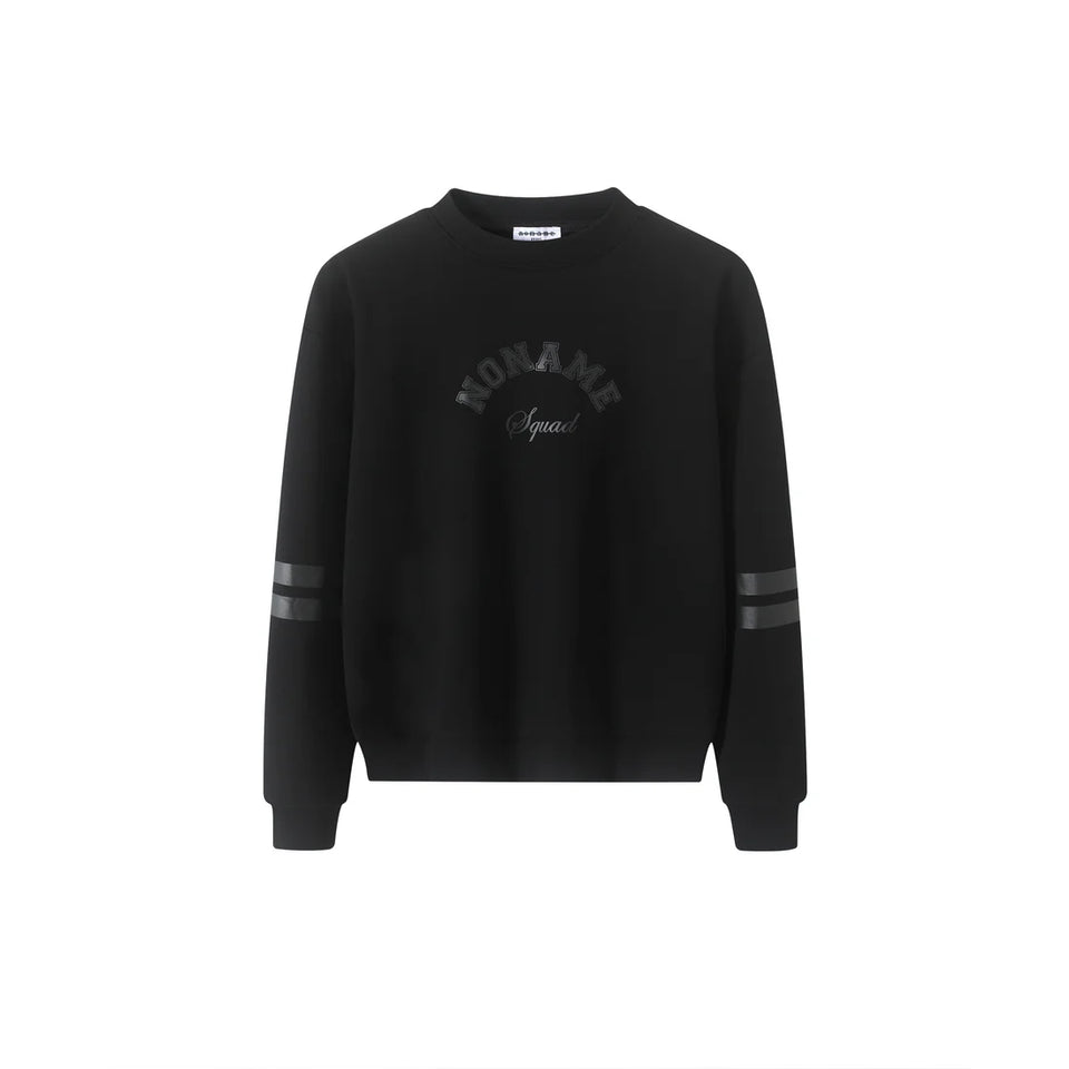 Noname Black Crewneck Sweatshirt