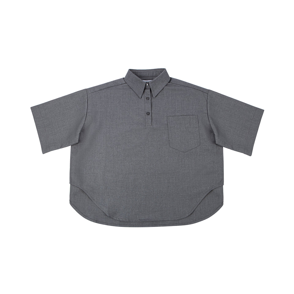 Kin+Kin Grey Oversized Shirt