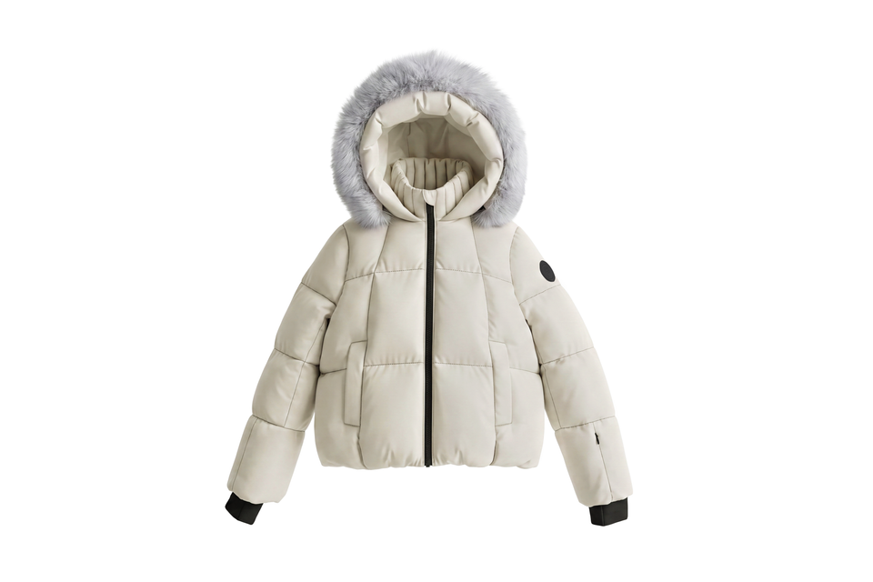 Pramie 2654B Fluted Neck Beige Bomber