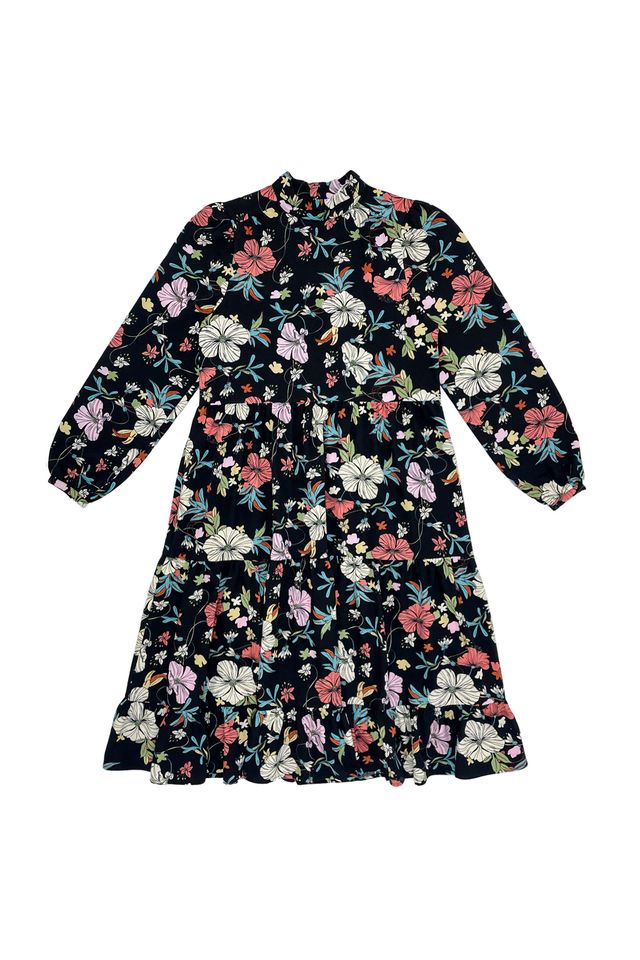 Zaikamoya Emily Multicolor Flower Dress