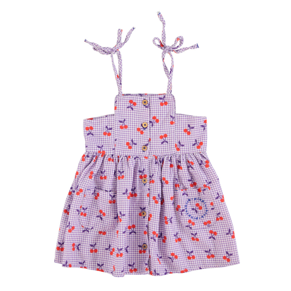 Piupiuchick Purple Checkered Jumper
