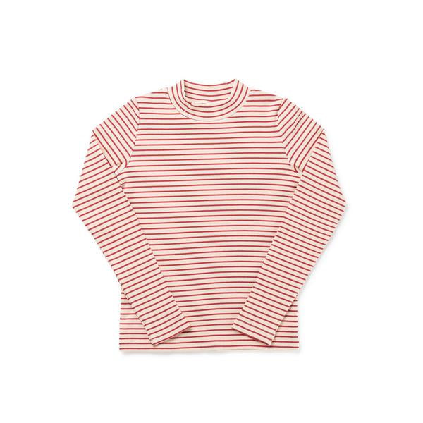 Birnham on the Sea Brick Stripe Mockneck