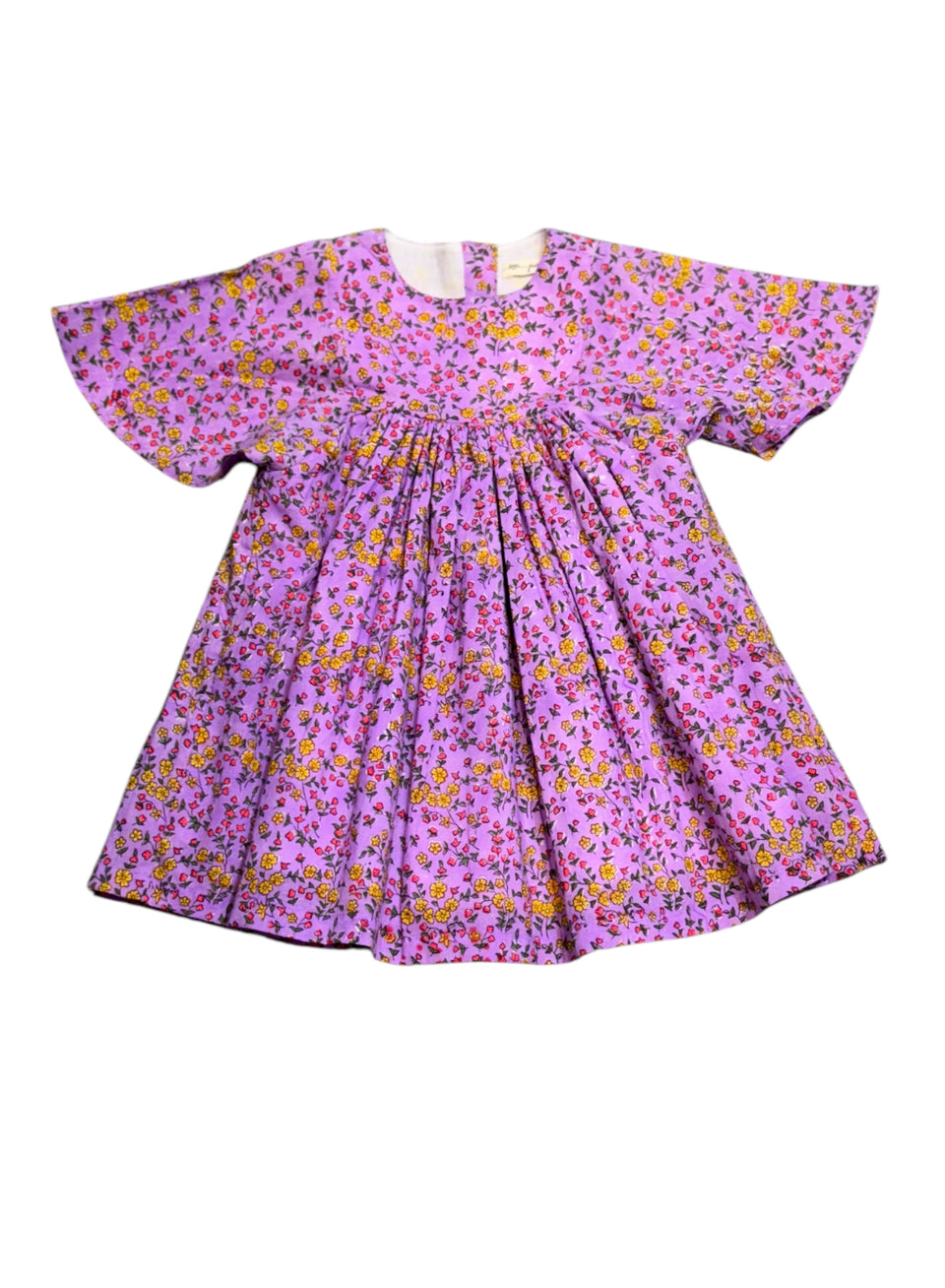 Little Paisley People Purple Floral Dress