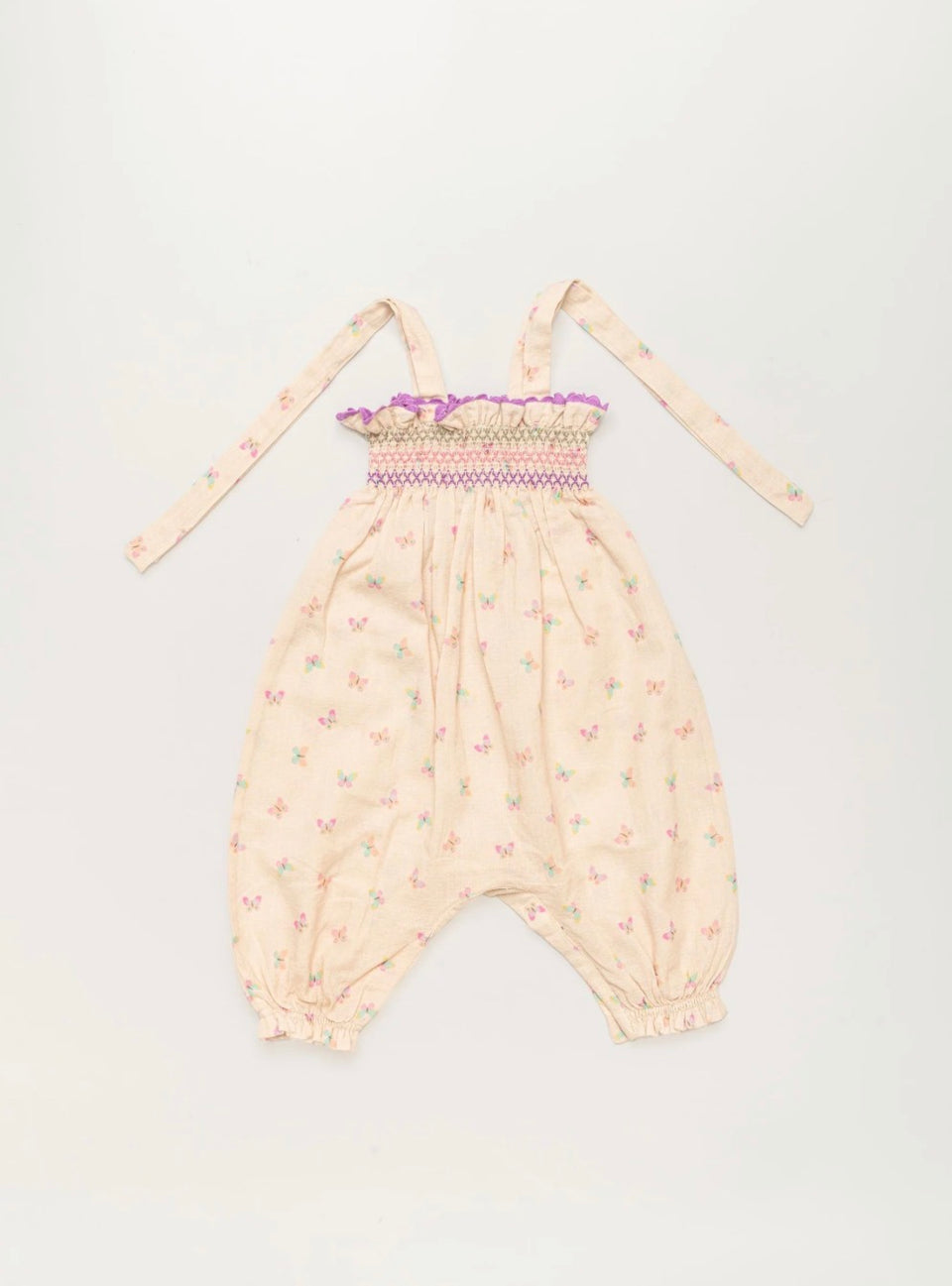 Early Sunday Audrey Butterfly Print Romper