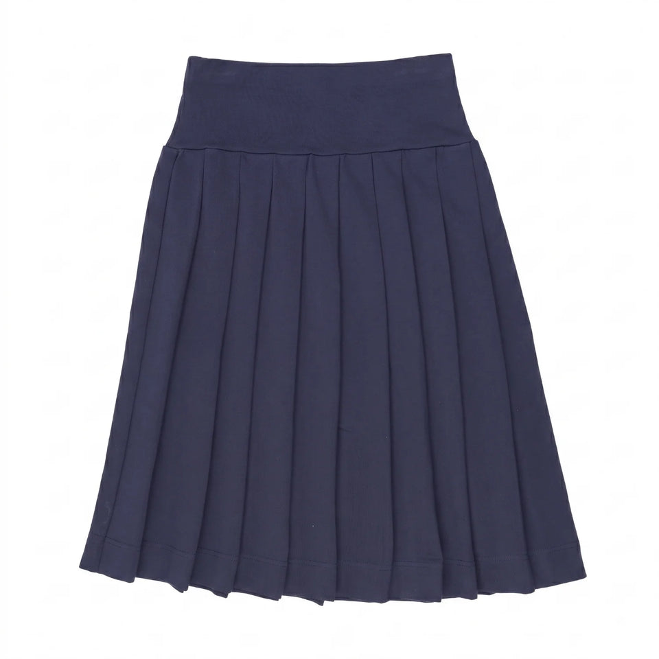 Froo Navy Blue Varsity Pleated Skirt